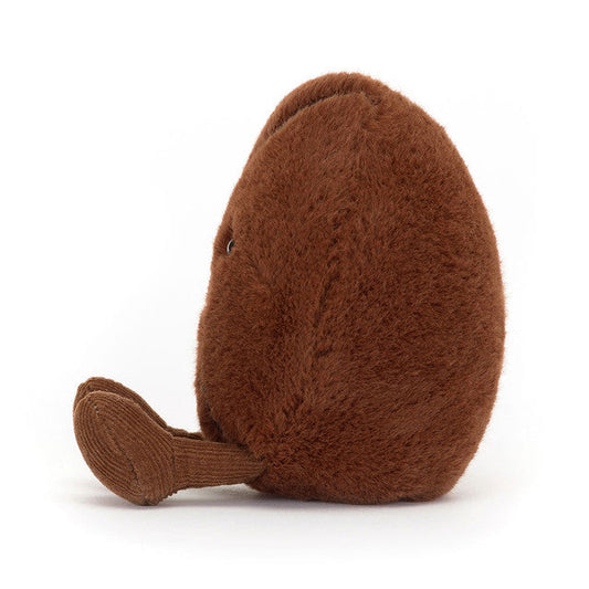 Amuseables Coffee Bean plush toy in brown – view 2