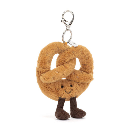 Amuseables Pretzel bag charm in brown – view 2