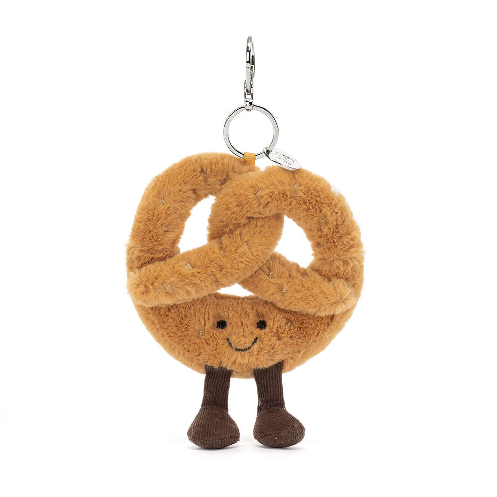 Amuseables Pretzel bag charm in brown – view 5