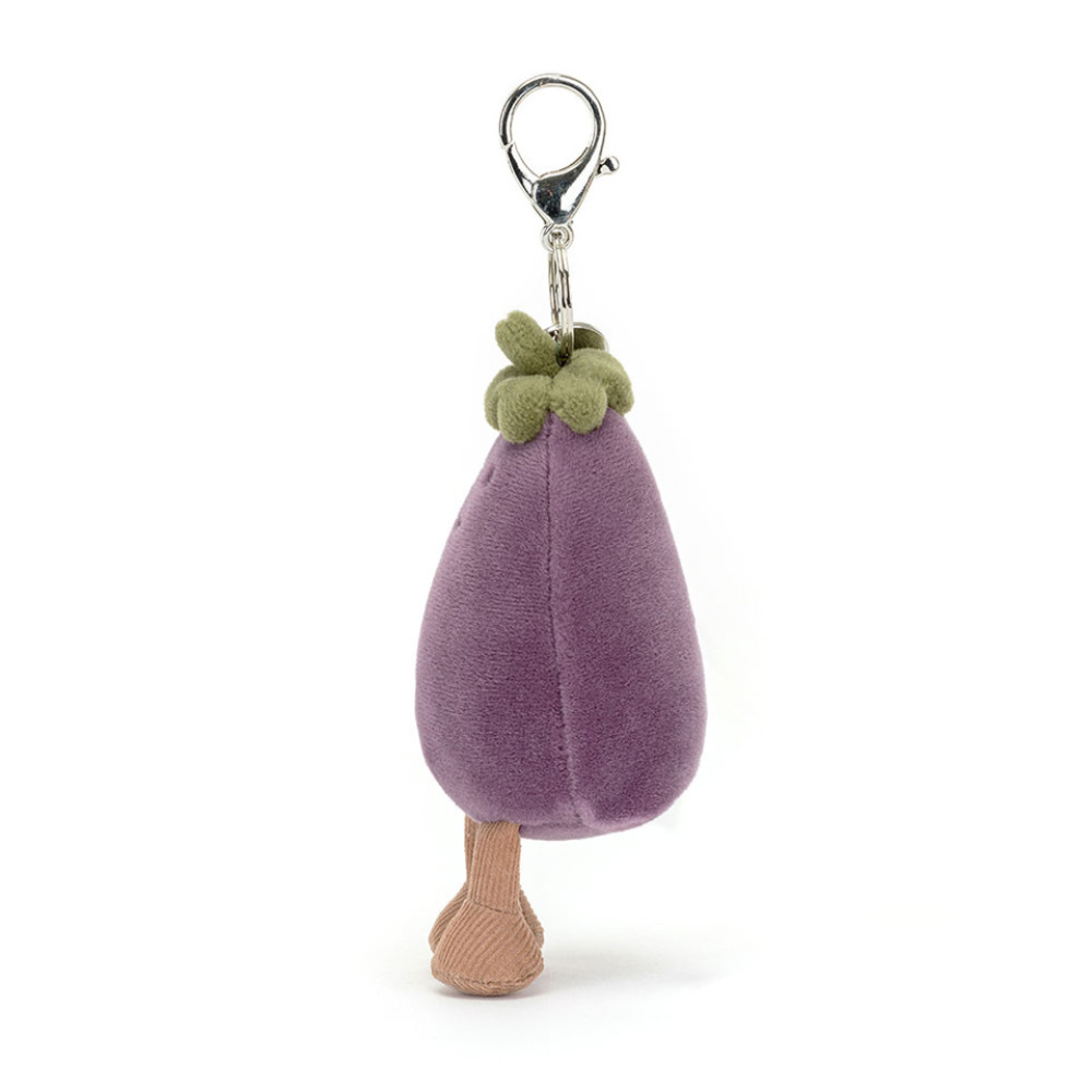 Amuseables Aubergine bag charm in purple – view 3