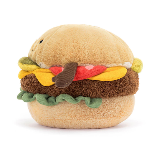 Amuseables Burger plush toy in brown – view 2