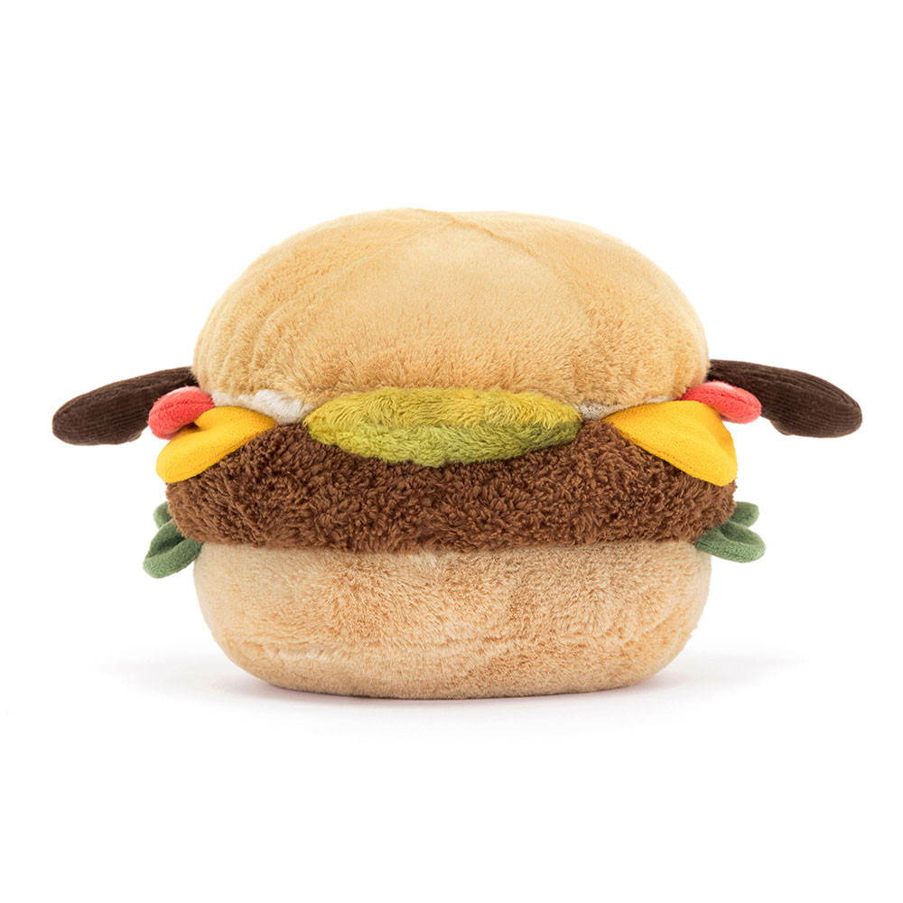 Amuseables Burger plush toy in brown – view 3