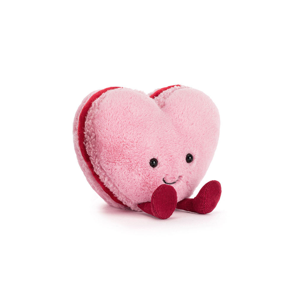 Amuseables Colette Heart Macaron plush toy in pink – view 4
