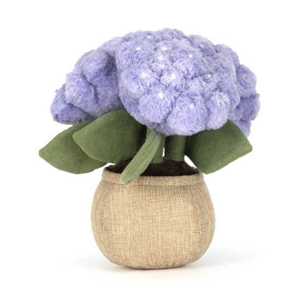 Amuseables Hydrangea plush toy in purple – view 3