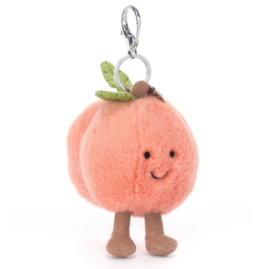 Amuseables Peach plush bag charm – view 2