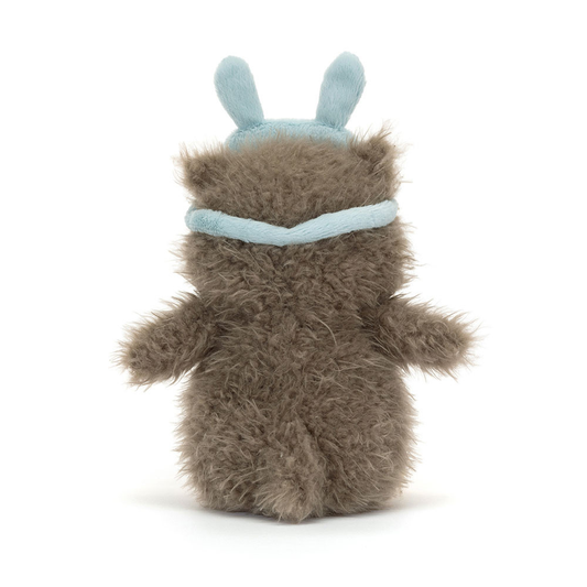 Audrey Hootsoftly owl plush toy in grey – view 2