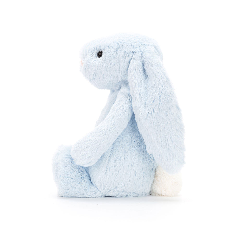 Bashful Blue Bunny plush toy in blue – view 3