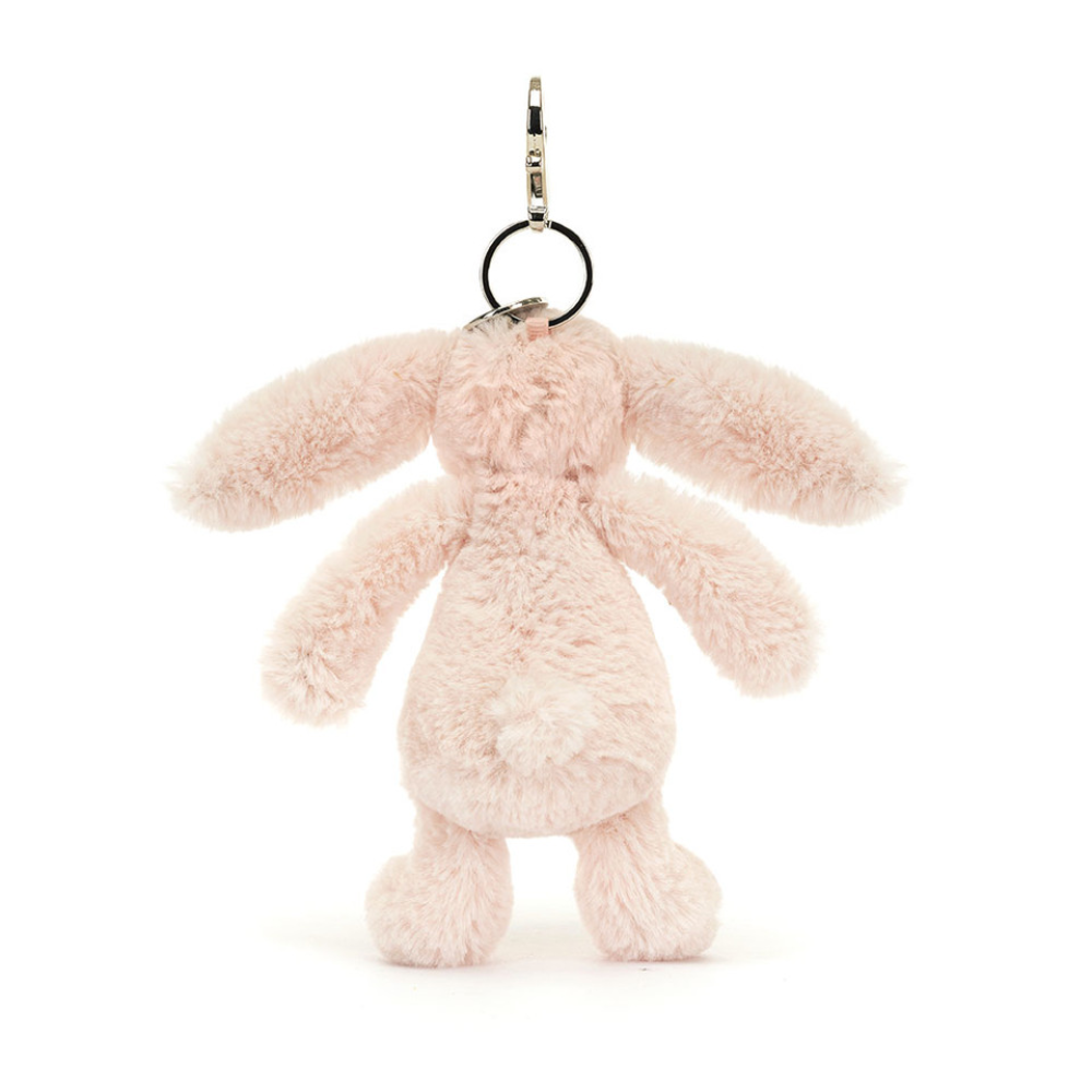Bashful Blush Bunny bag charm in pink – view 3