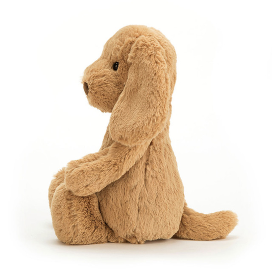 Bashful Toffee Puppy plush toy in brown – view 2