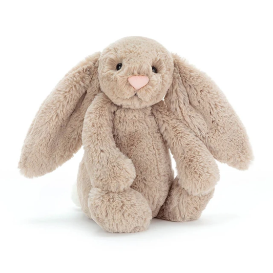 Bashful Tulip Bunny plush toy with tulip detailing – view 2