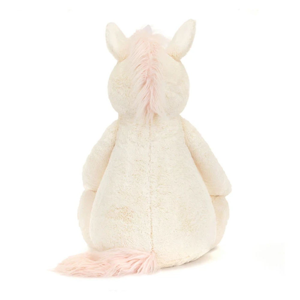 Bashful Unicorn white unicorn plush toy – view 3