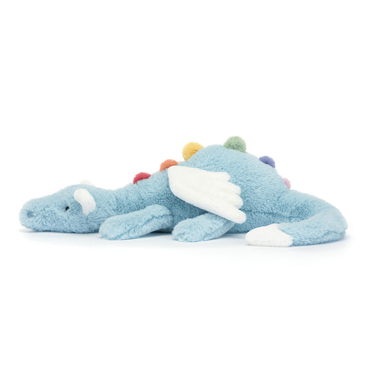 Sky Dragon plush in blue – view 2
