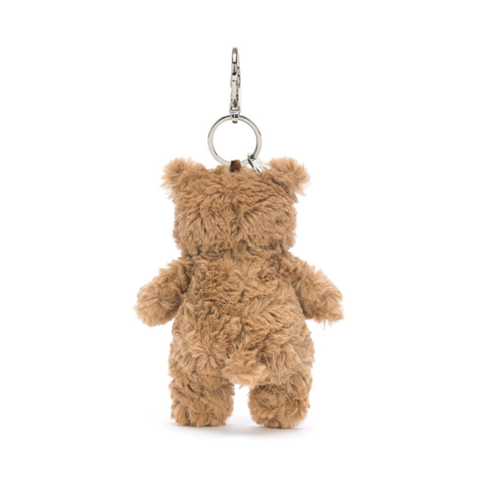 Brown Bear bag charm in brown – view 2