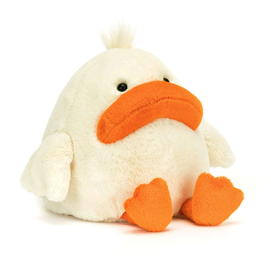 Delia Duck plush toy in white – view 2