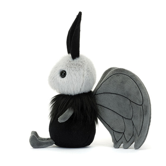 Miff Mothman plush in grey and black – view 2