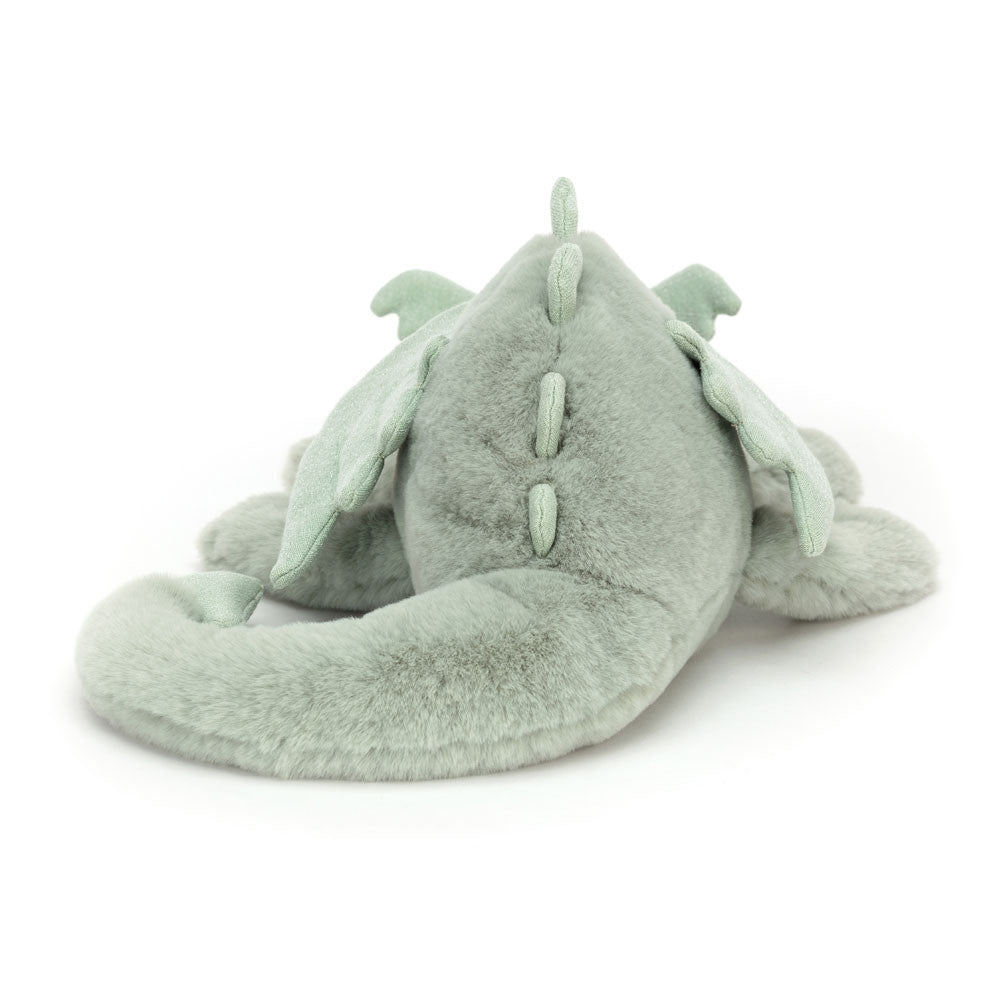 Sage Dragon plush toy in sage – view 3