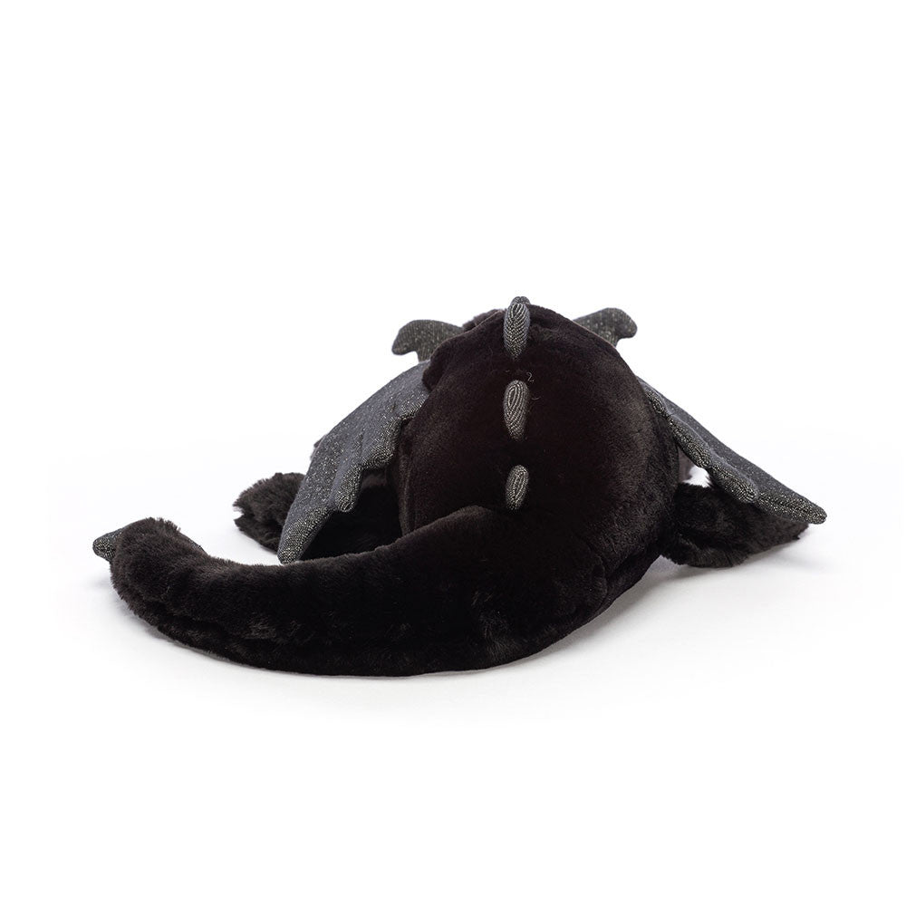 Onyx Dragon plush toy in black – view 3