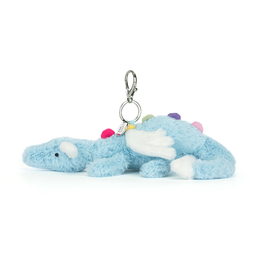 Sky Dragon bag charm in blue – view 2