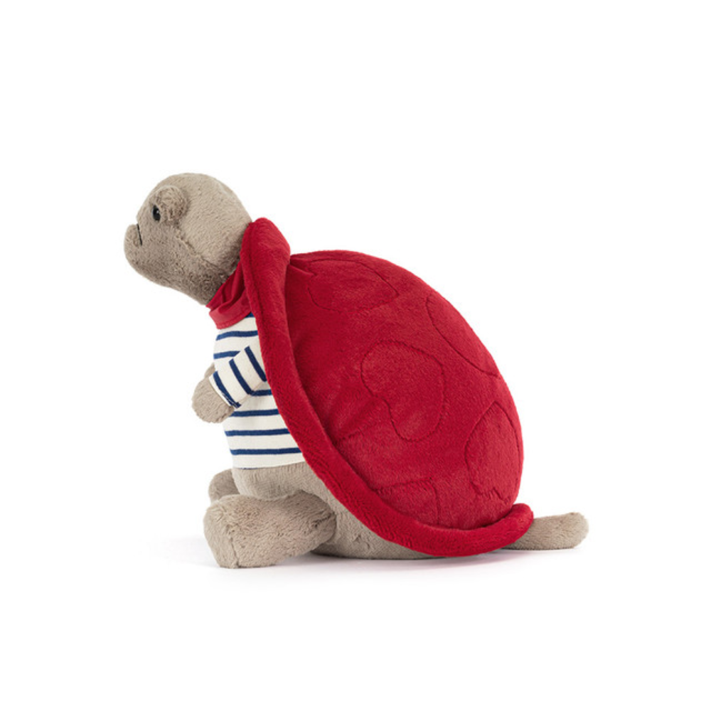 Timmy Turtle plush toy in a red romantic outfit – view 3