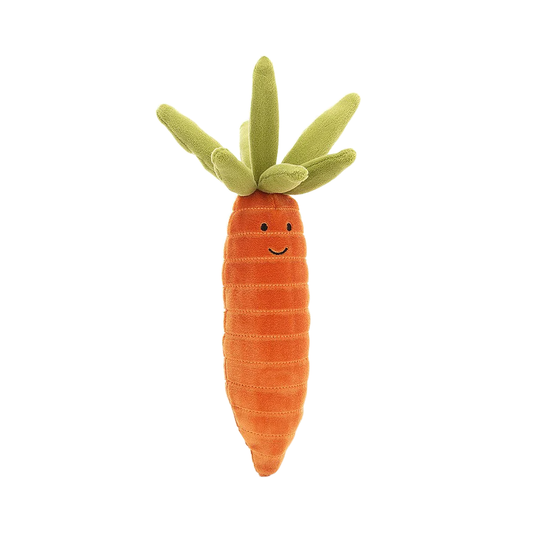 Vivacious Vegetable Carrot plush toy in orange – view 2