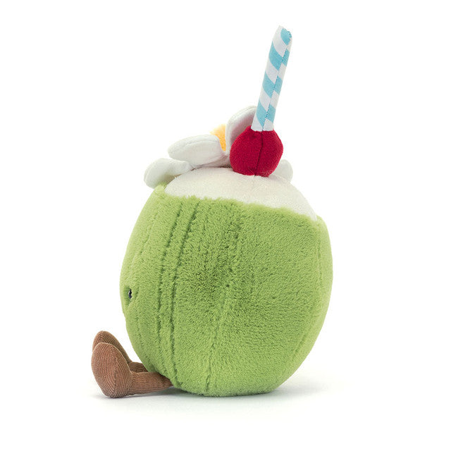 Amuseables Aruba Coconut plush toy in green – view 3