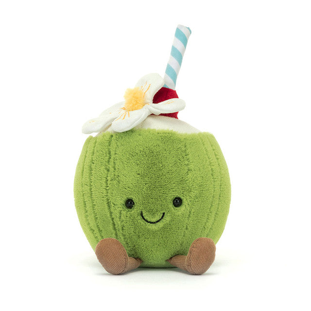 Amuseables Aruba Coconut plush toy in green