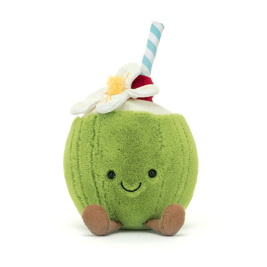 Amuseables Aruba Coconut plush toy in green