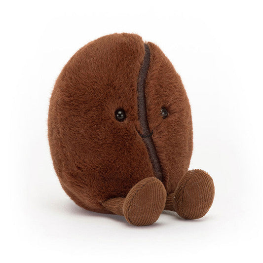 Amuseables Coffee Bean plush toy in brown