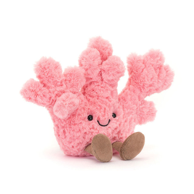 Amuseables Coral plush toy in pink