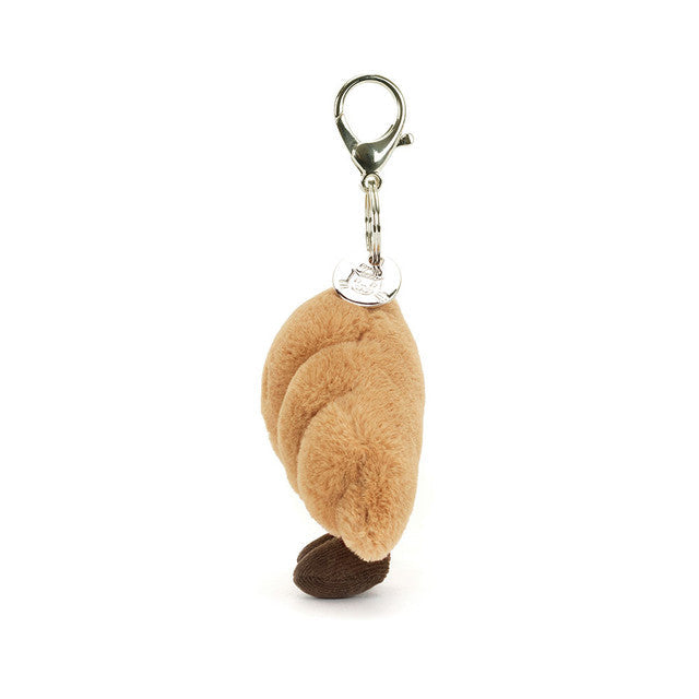 Amuseables Croissant bag charm in brown – view 3