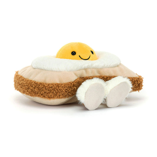 Amuseables Egglantine Egg On Toast plush toy in cream – view 2
