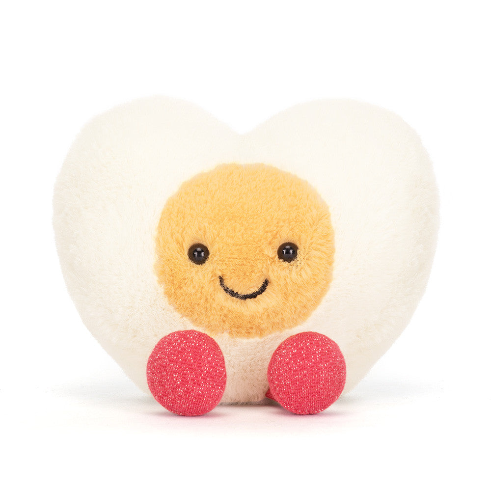Amuseables Heart Boiled Egg plush toy in white – view 4