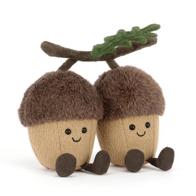 Amuseables Ort & Tum Acorns plush toy set in brown – view 2