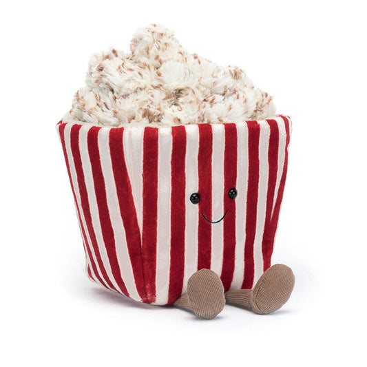 Amuseables Popcorn plush toy in red