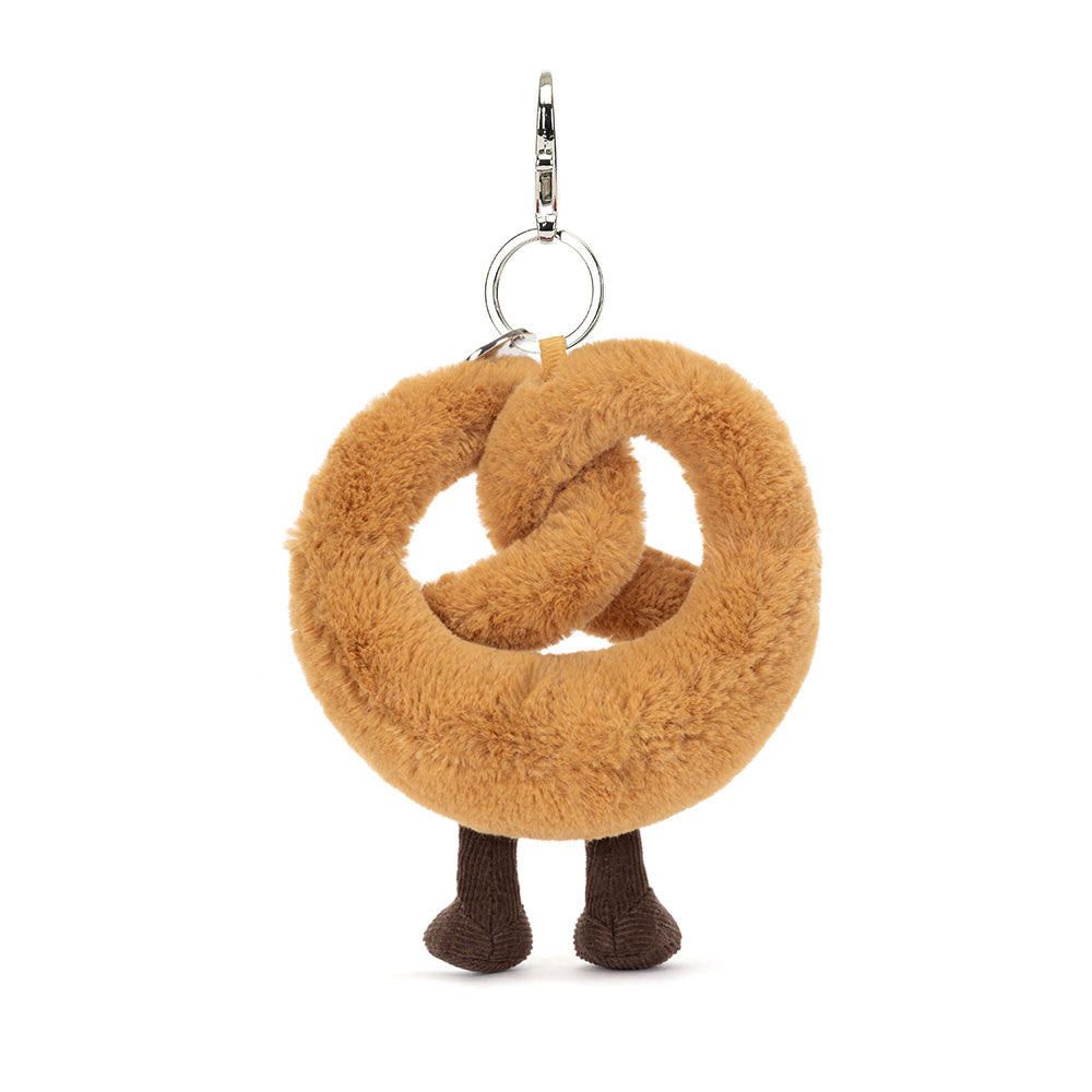 Amuseables Pretzel bag charm in brown – view 4