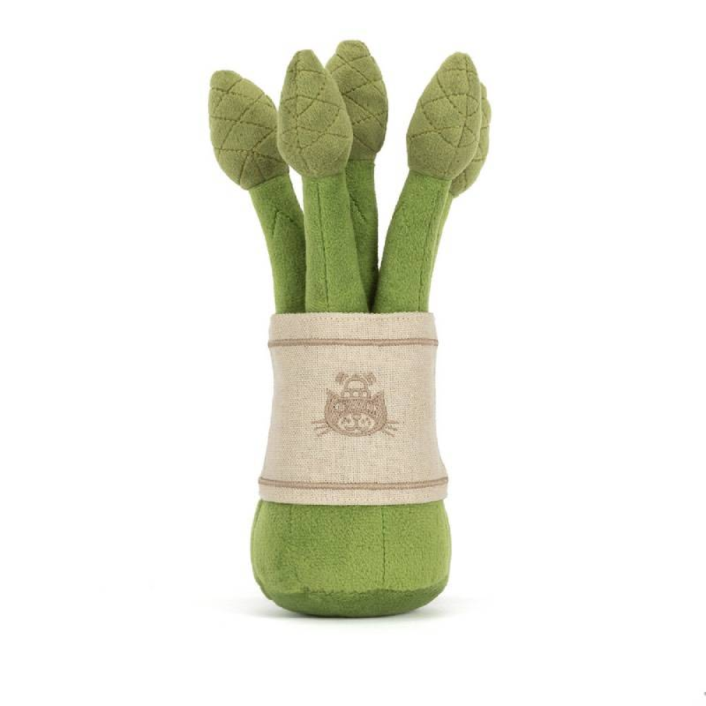 Amuseables Asparagus plush toy in green – view 3