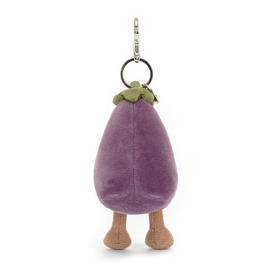 Amuseables Aubergine bag charm in purple – view 2