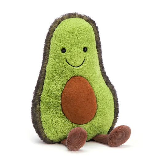 Amuseables Avocado plush toy in green