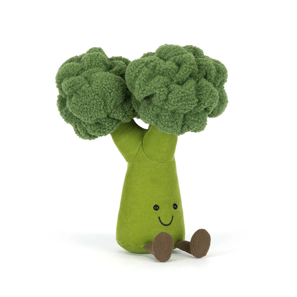 Amuseables Broccoli green vegetable plush toy – view 2