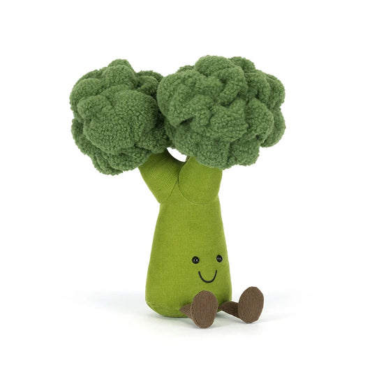 Amuseables Broccoli green vegetable plush toy – view 2