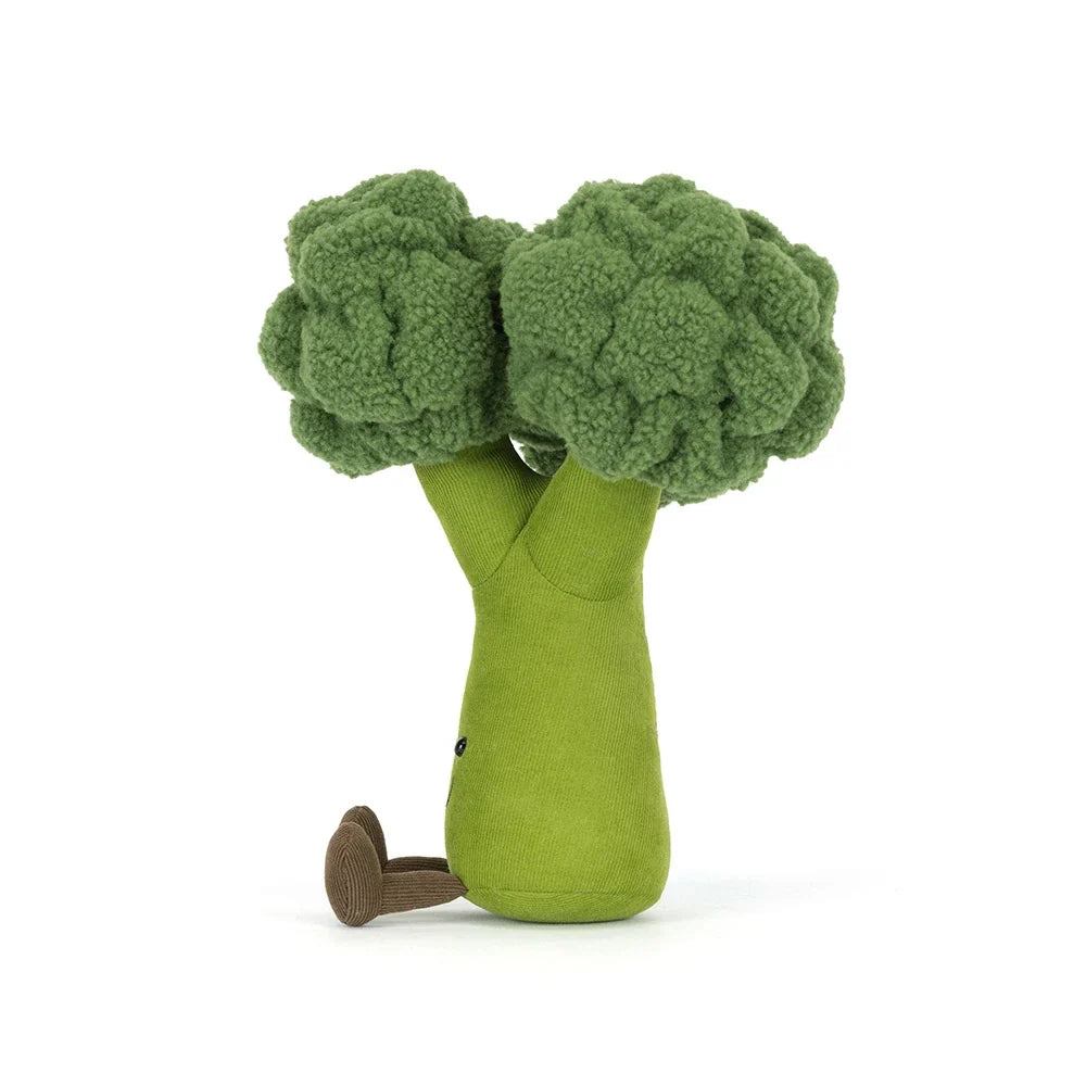 Amuseables Broccoli green vegetable plush toy – view 3