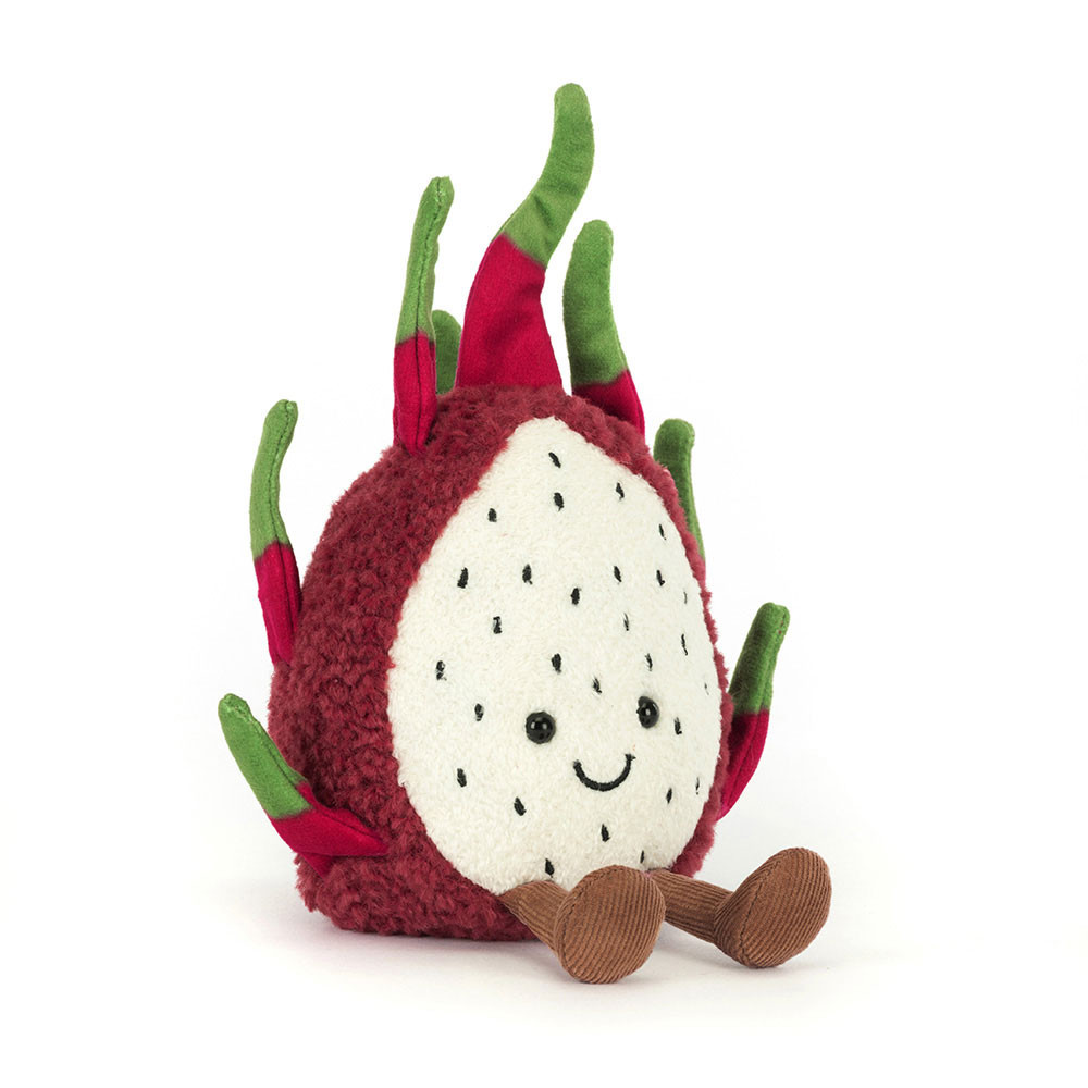 Amuseables Dragon Fruit plush toy in red – view 2