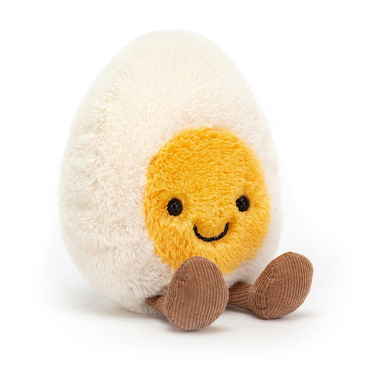 Amuseables Happy Boiled Egg plush in white