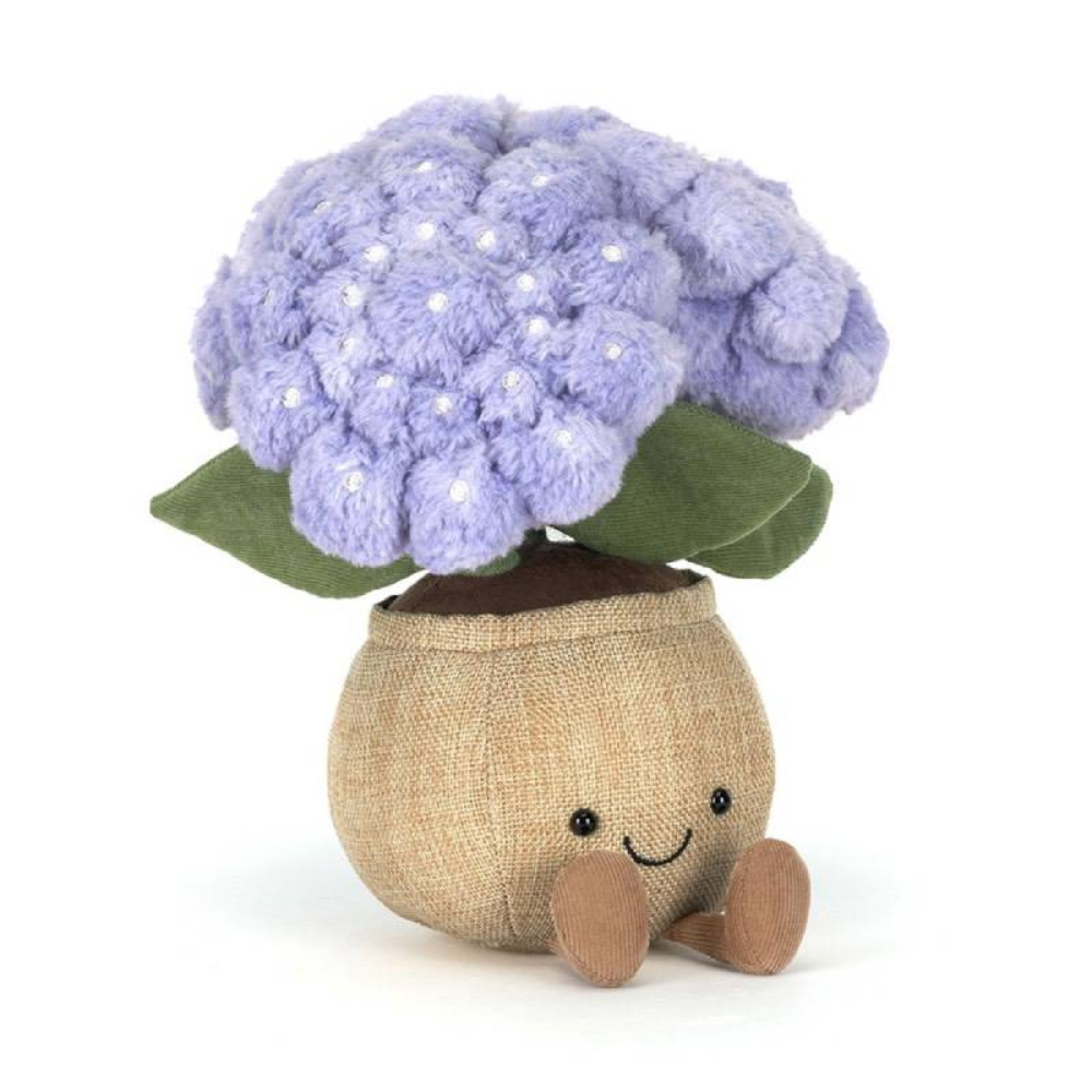 Amuseables Hydrangea plush toy in purple