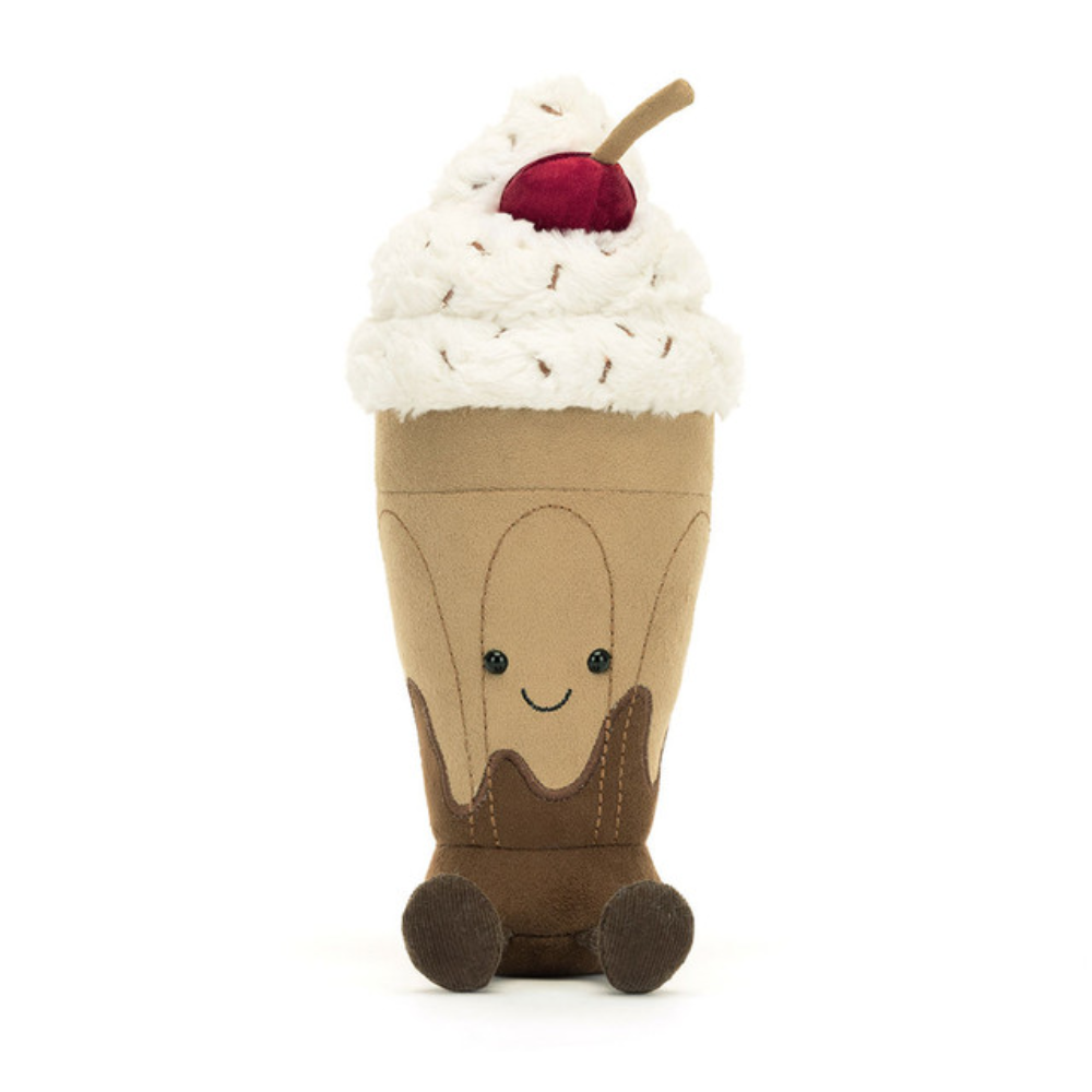 Amuseables Marin Chocolate Milkshake plush in beige