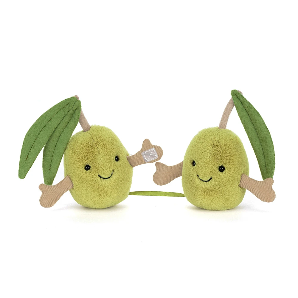 Amuseables Pair of Olives green plush toy – view 2