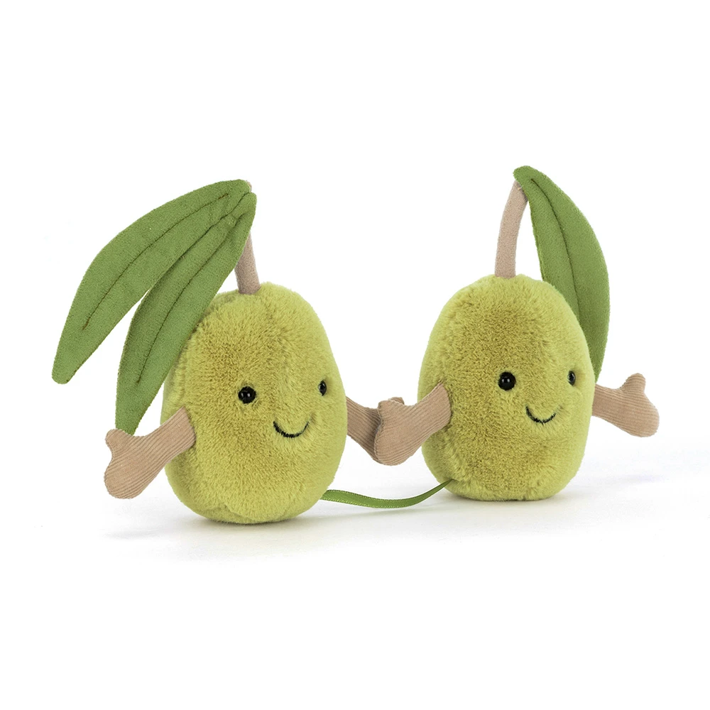 Amuseables Pair of Olives green plush toy – view 3