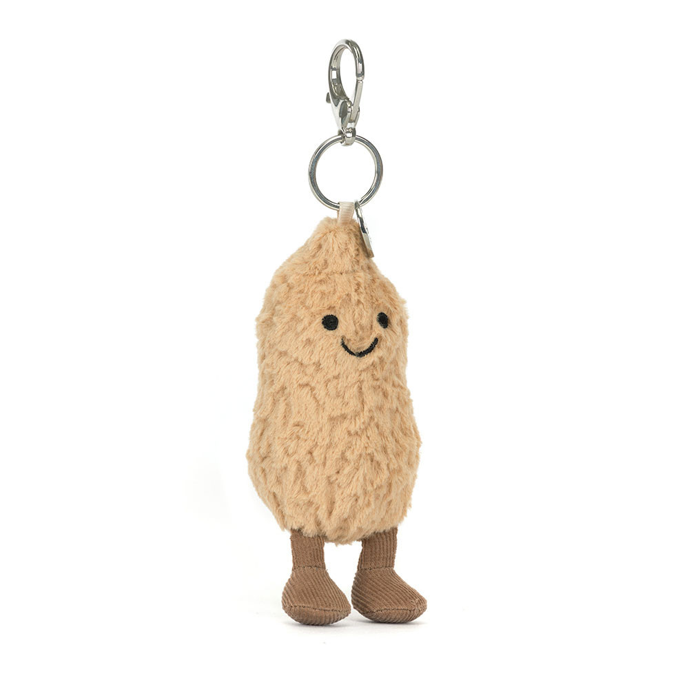 Amuseables Peanut bag charm in beige