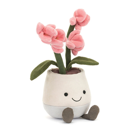 Amuseables Pink Orchid plush toy in pink – view 2