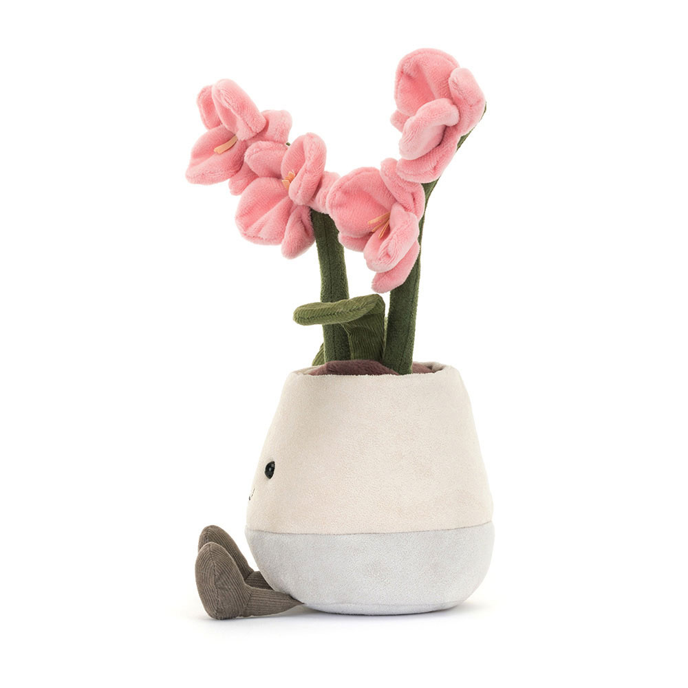 Amuseables Pink Orchid plush toy in pink – view 3
